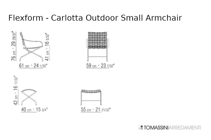 Poltroncina Outdoor Carlotta Flexform - 4