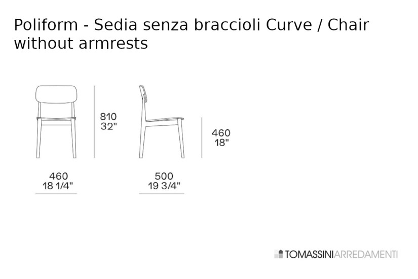 Sedia Curve Poliform - 7