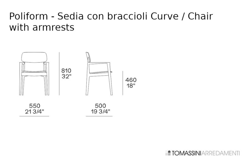 Sedia Curve Poliform - 8