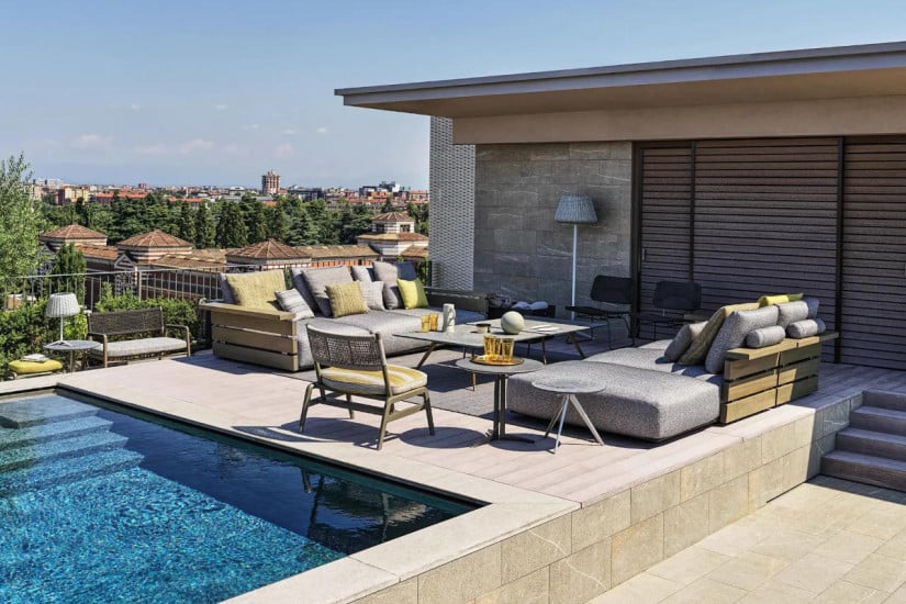 Ontario Outdoor Sofa Flexform - 4