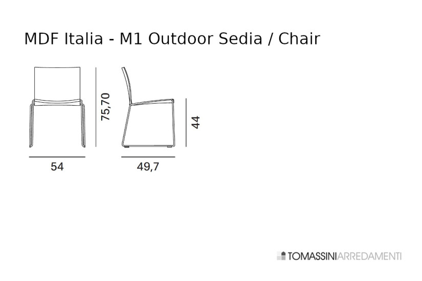 Chaise Outdoor M1 MDF Italia - 4