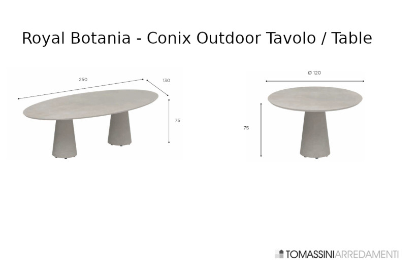 Conix Outdoor Table Royal Botania - 4