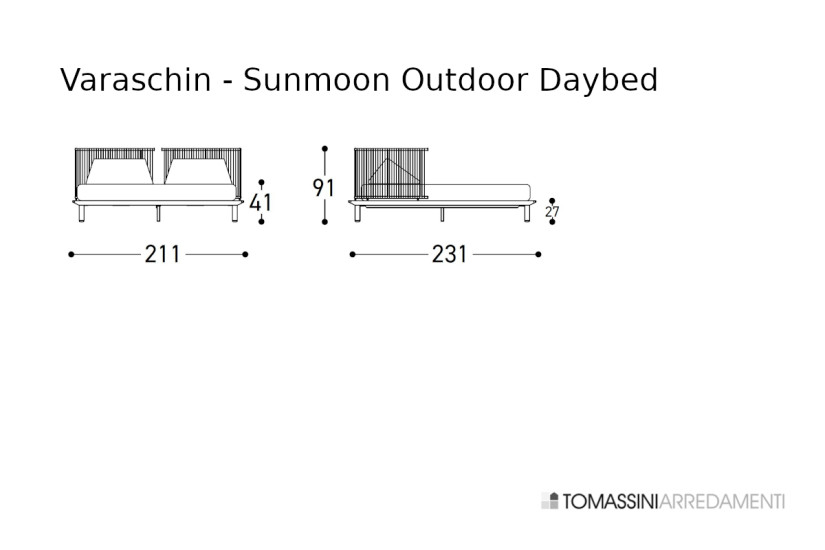 Lit de jour d'extérieur Sunmoon Varaschin - 4