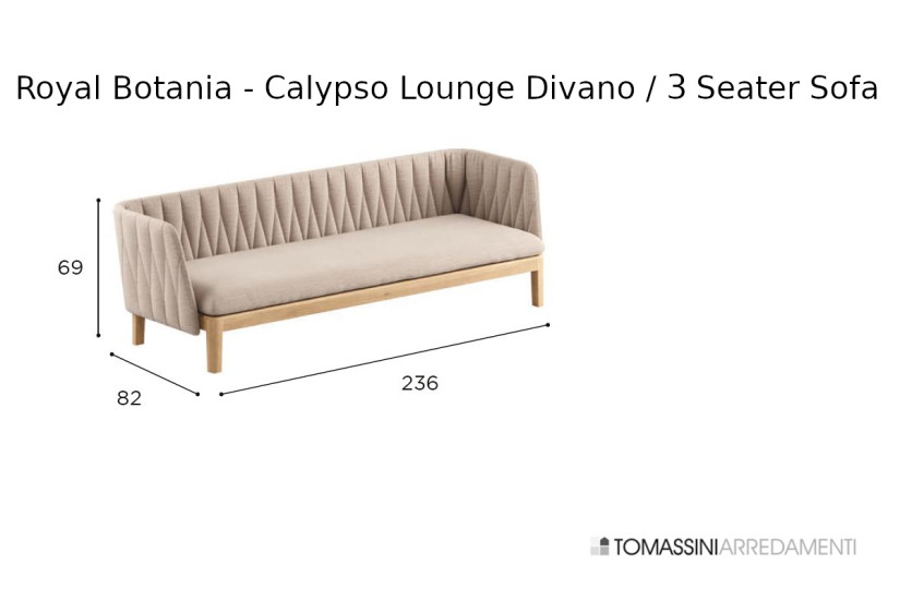 Calypso Lounge Outdoor Sofa Royal Botania - 5