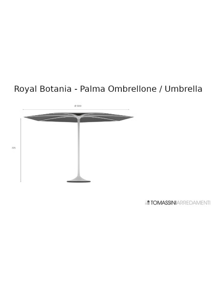 Parasol Palma Royal Botania - 4