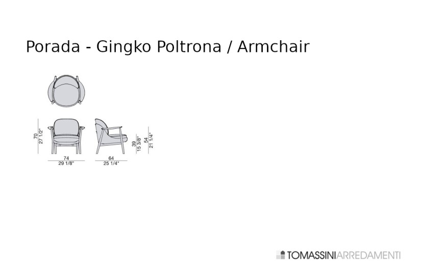 Gingko Armchair Porada - 2