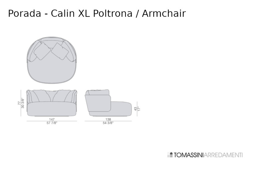 Fauteuil Calin XL Porada - 2