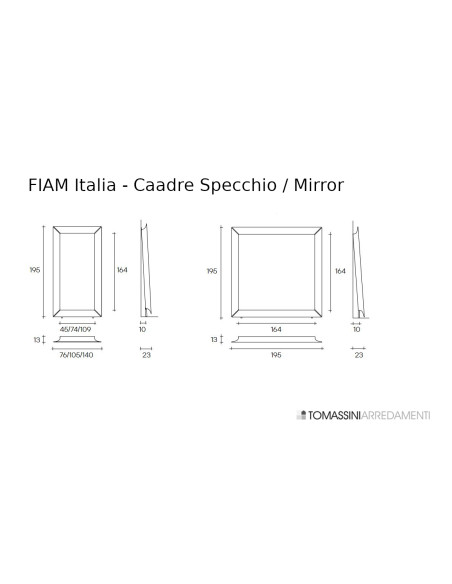 Specchio Caadre Fiam - 5