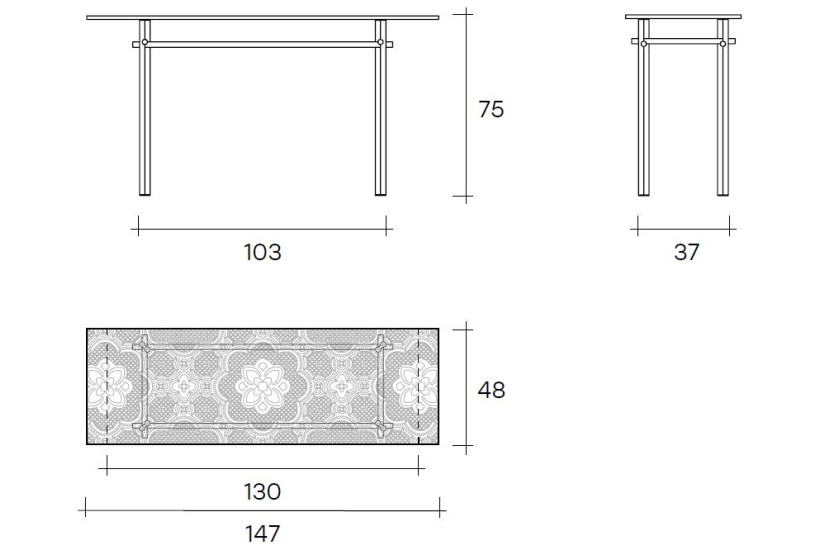 Cristaline Table Fiam - 4