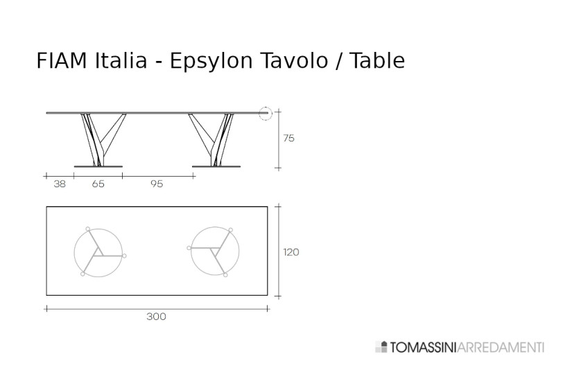 Table Epsylon Fiam - 5