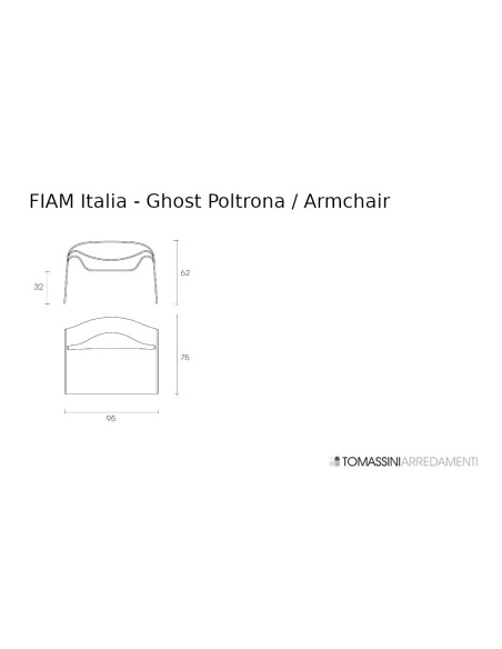 Ghost Armchair Fiam - 3