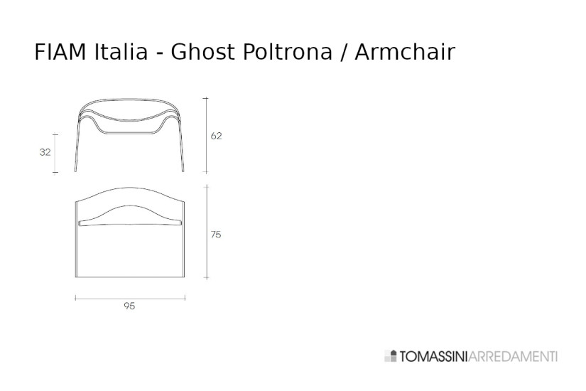 Poltrona Ghost Fiam - 3