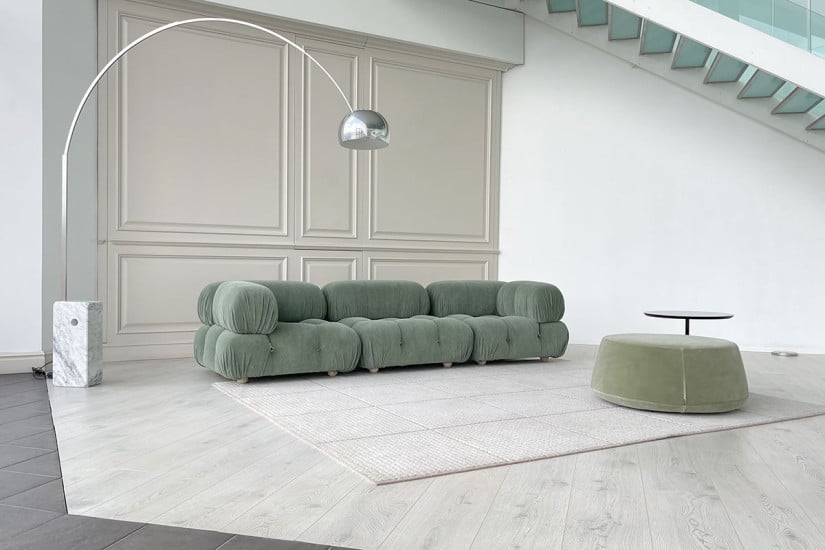 Camaleonda 3 Seater Green Sofa B&B Italia - 2