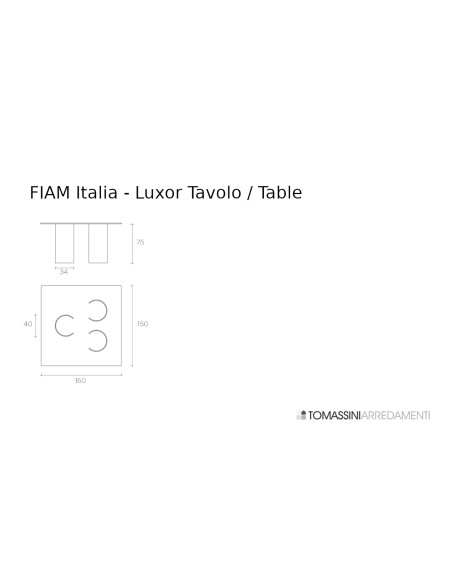 Table Luxor Fiam - 4