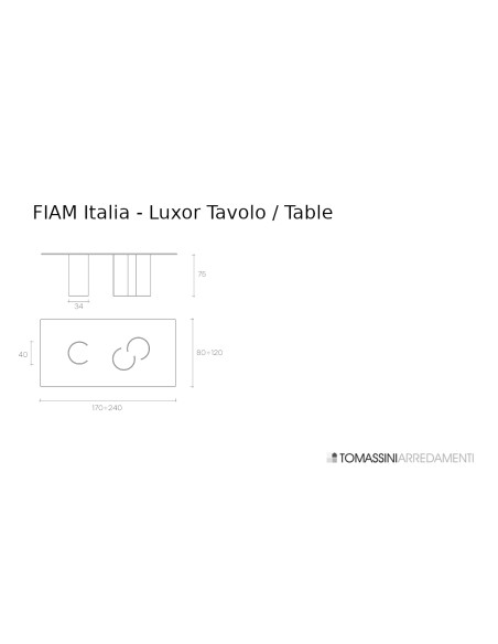 Table Luxor Fiam - 5