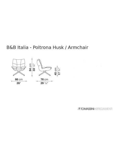 Poltrona Husk B&B Italia - 7