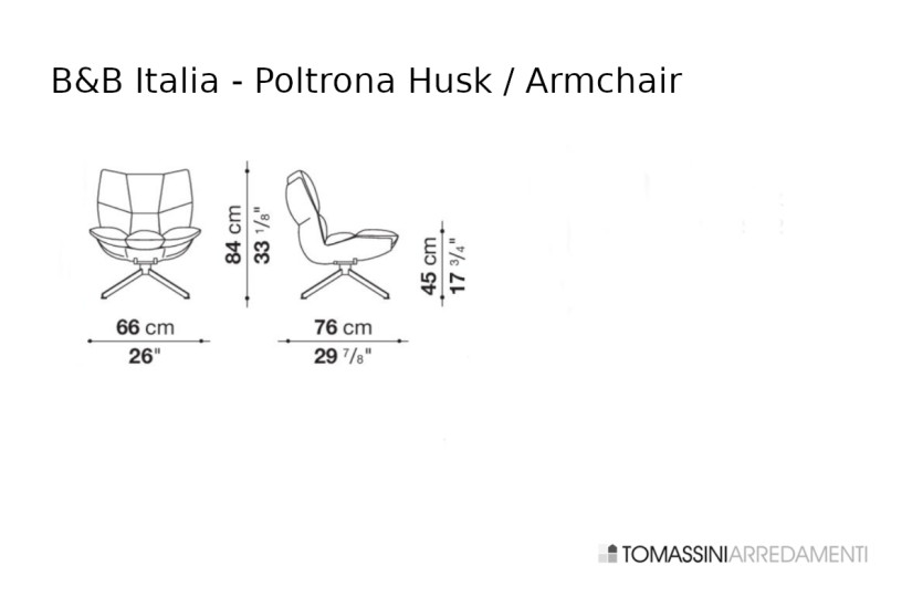 Husk Armchair B&B Italia - 7