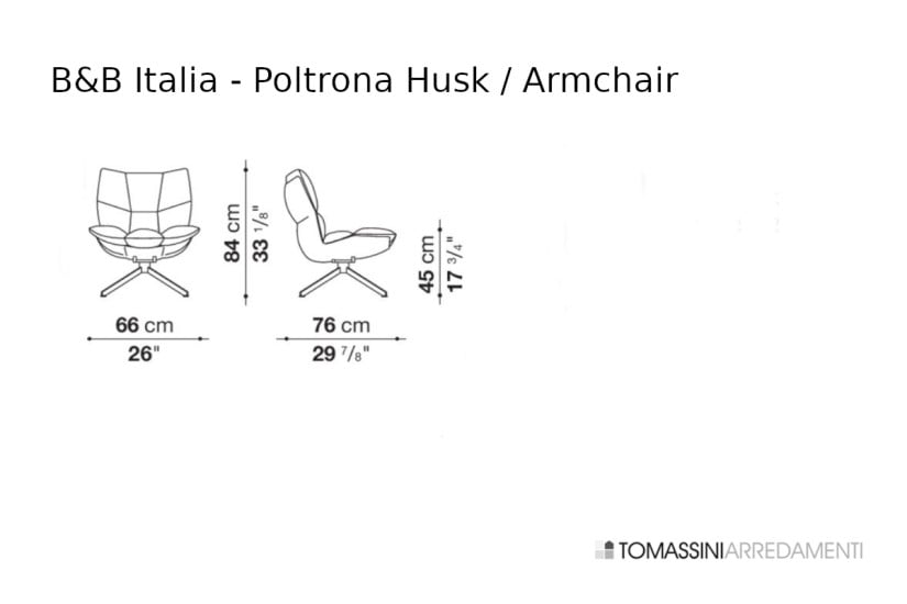 Poltrona Husk B&B Italia - 7