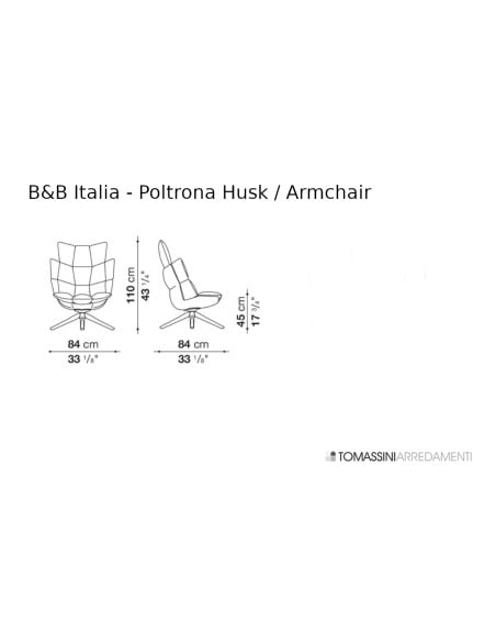 Poltrona Husk B&B Italia - 8