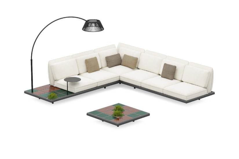 Divano Outdoor Mozaix Lounge Royal Botania - 1