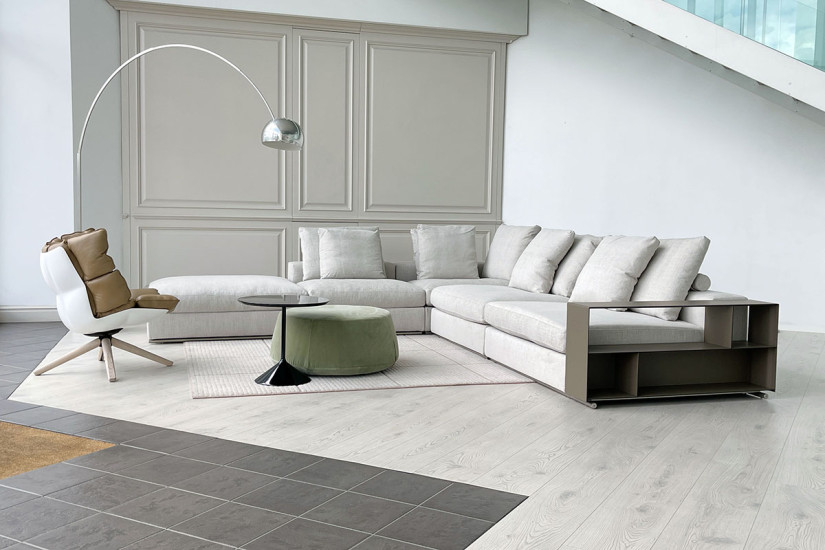 Canapé Groundpiece blanc (Offre Expo) Flexform - 2