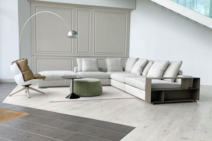 Divano Groundpiece bianco (Offerta Expo) Flexform - 2