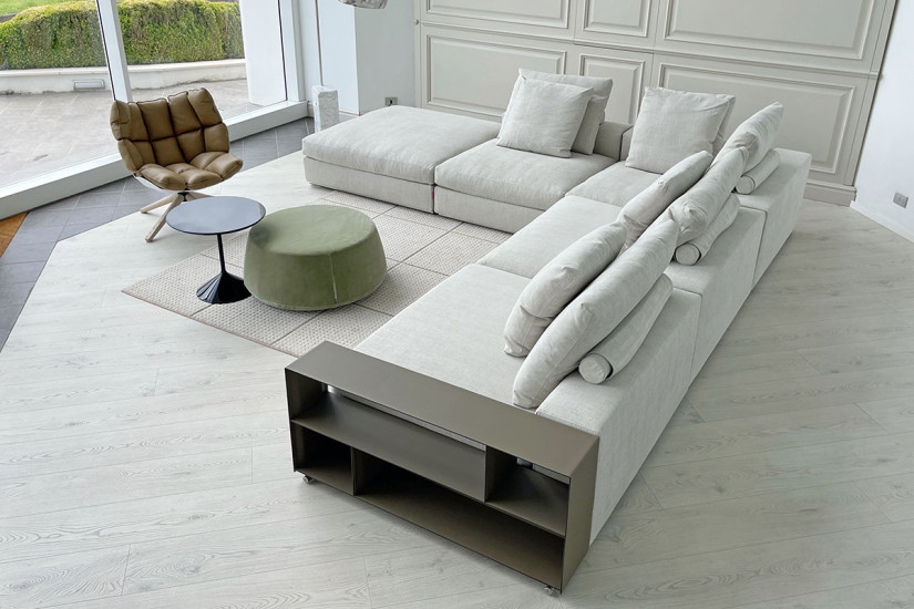 Canapé Groundpiece blanc (Offre Expo) Flexform - 5