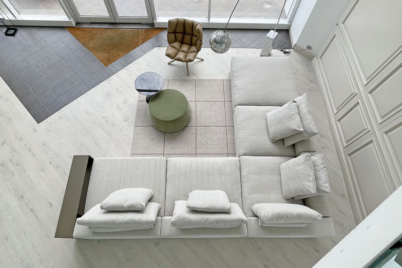 Divano Groundpiece bianco (Offerta Expo) Flexform - 6