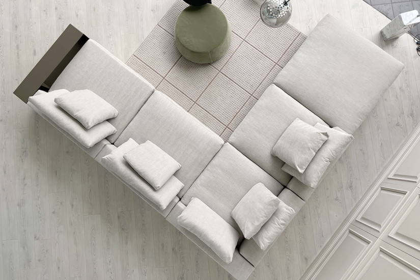 Divano Groundpiece bianco (Offerta Expo) Flexform - 7