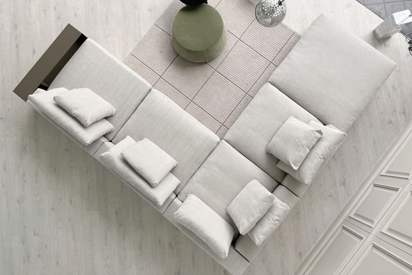 Groundpiece White Sofa (Expo Offer) Flexform - 7