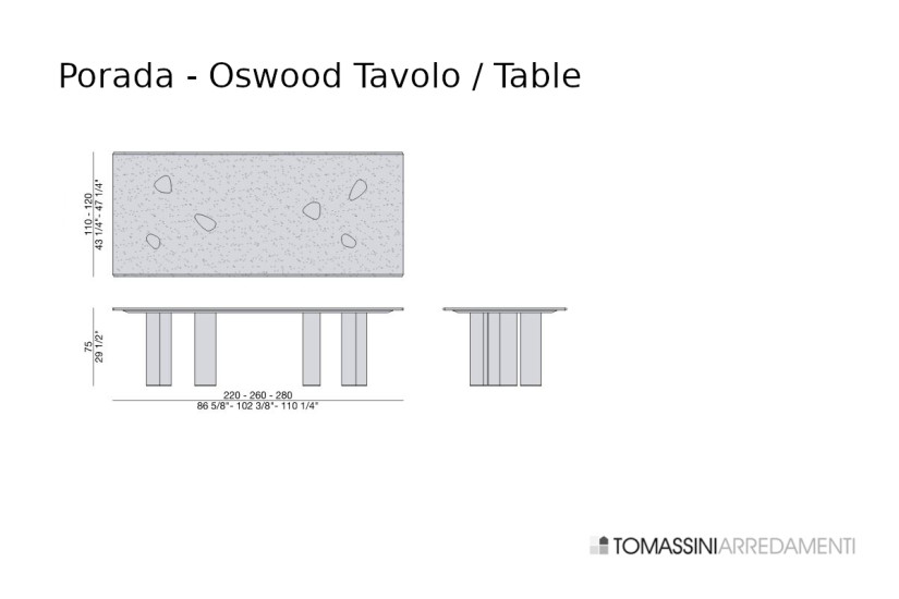 Oswood Table Porada - 2