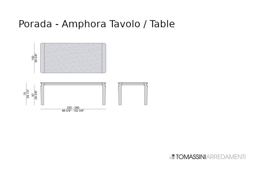 Amphora table Porada - 2