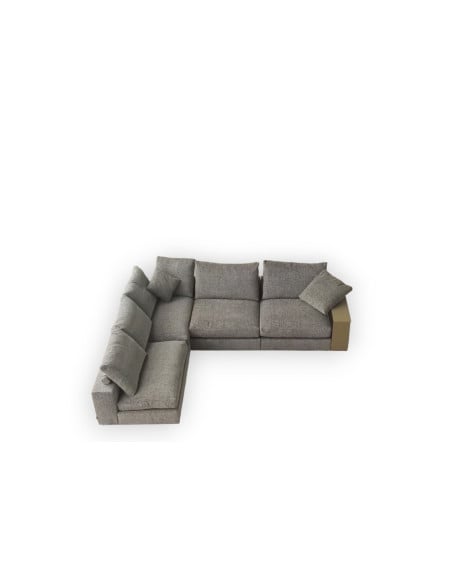Divano Groundpiece in tessuto beige e nero (Offerta Expo) Flexform - 6