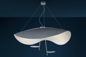 Lampada a Sospensione Lederam Manta S2 Catellani&Smith - 1 2