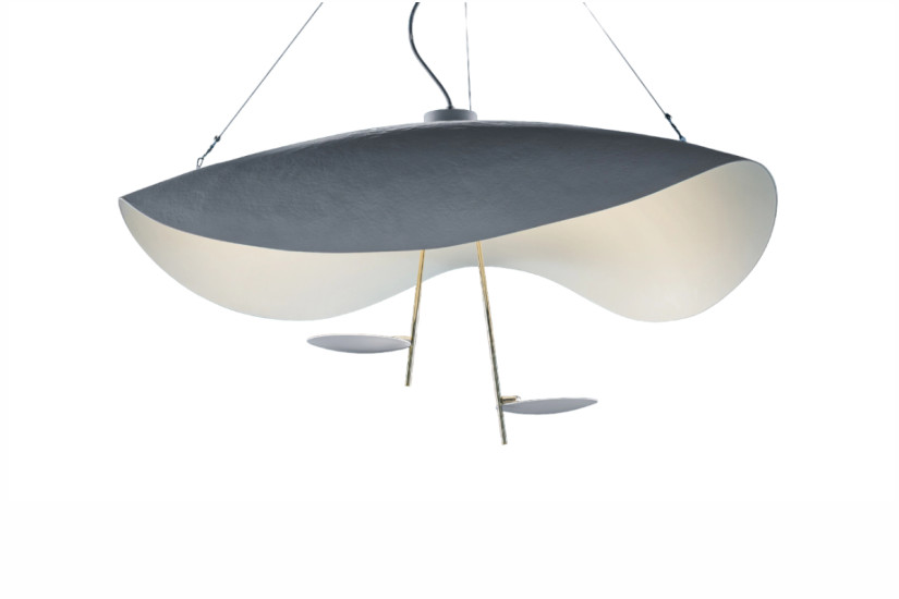 Lampe à Suspension Lederam Manta S2 Catellani&Smith - 1