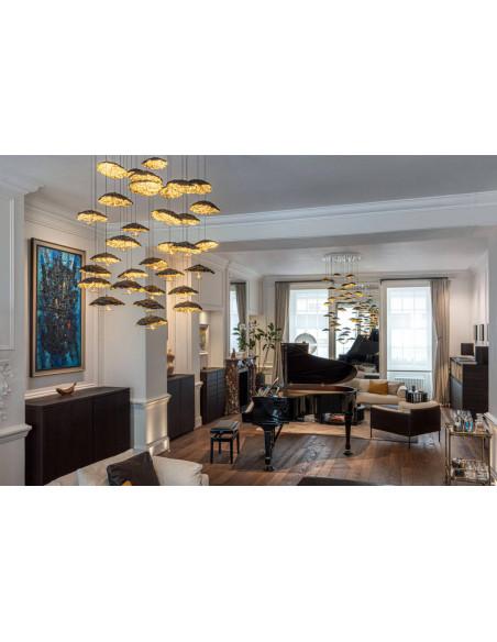 Lampada a Sospensione Gold Moon Catellani&Smith - 2