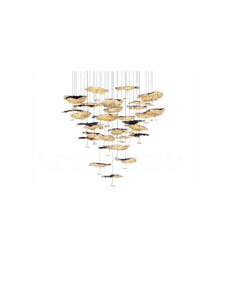 Gold Moon Suspension Lamp Catellani&Smith - 1