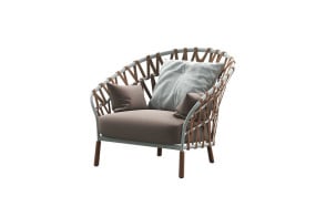 Emma Cross Outdoor Armchair  - 1