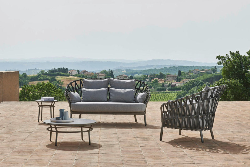 Emma Cross Outdoor Armchair  - 3