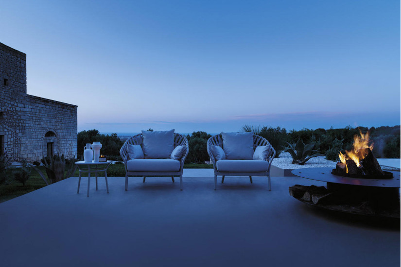 Emma Cross Outdoor Armchair  - 4