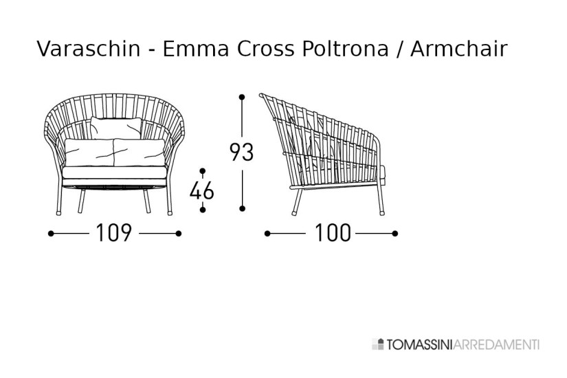 Fauteuil d'extérieur Emma Cross - 6