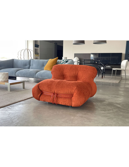 Poltrona Soriana color ruggine (Offerta Expo)  - 3