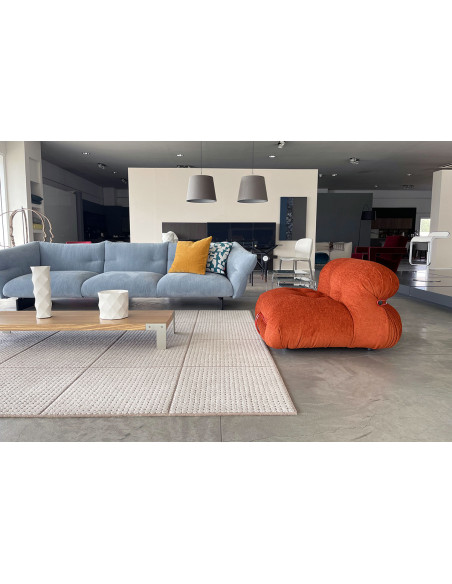 Fauteuil Soriana couleur rouille (Offre Expo) - 7