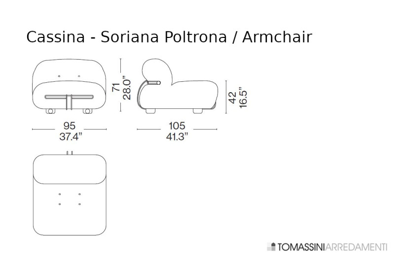 Fauteuil Soriana Cassina - 6