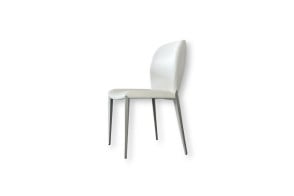 Sedia Nancy ML in pelle bianca (Offerta Expo) Cattelan Italia - 8