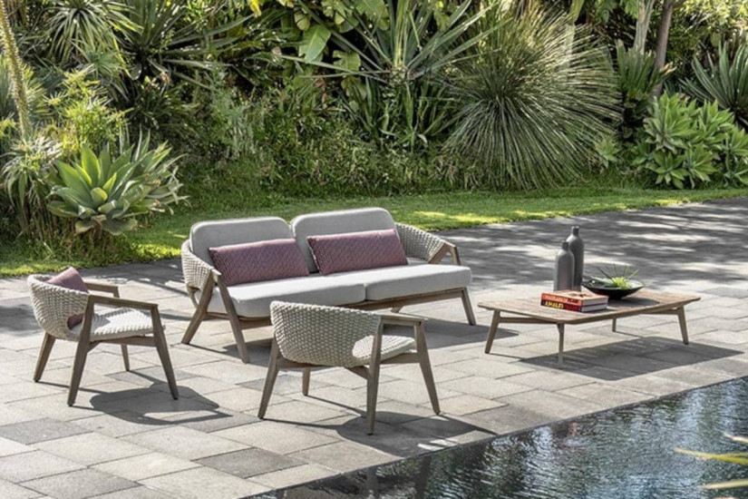 Canapé d'extérieur Knit Ethimo - 4