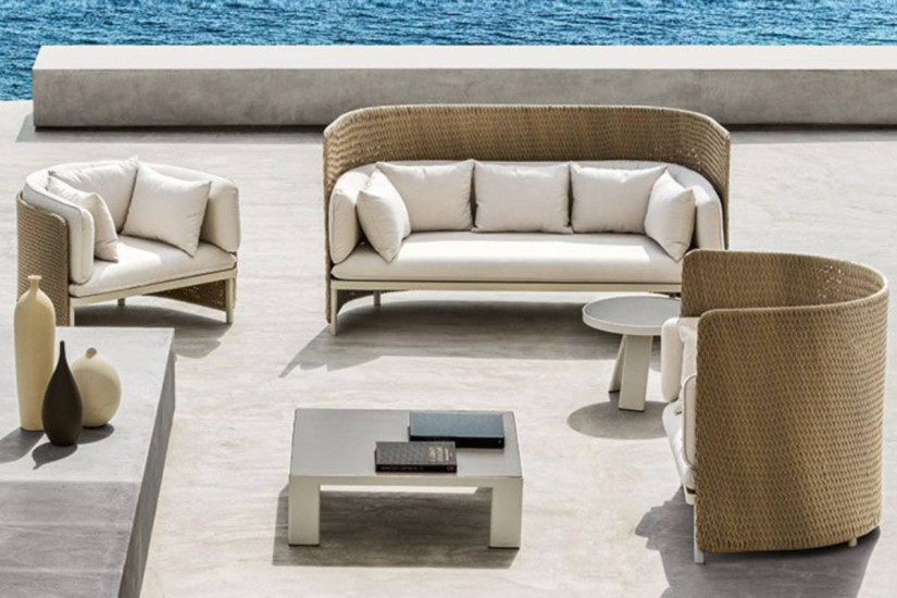 Fauteuil lounge pour extérieur Esedra Ethimo - 4