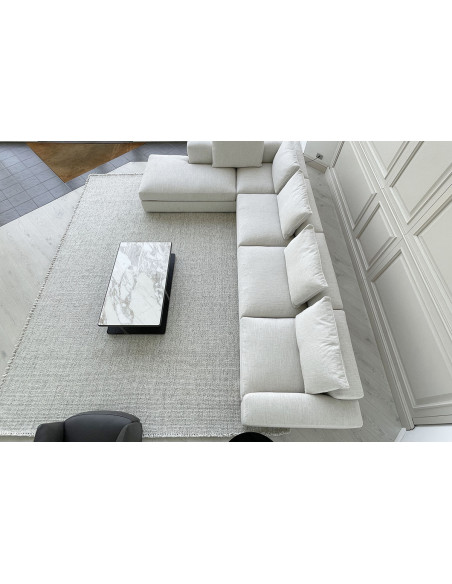 Canapé Dune en tissu blanc (Offre Expo) Poliform - 5