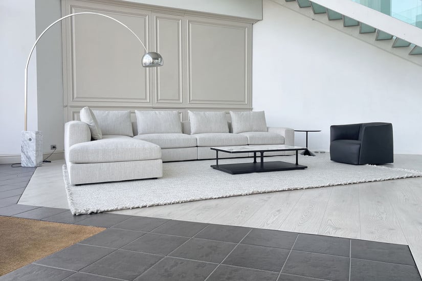 Canapé Dune en tissu blanc (Offre Expo) Poliform - 2