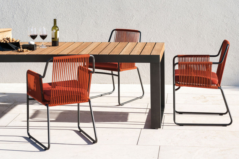 Harp Outdoor Armchair Roda - 3